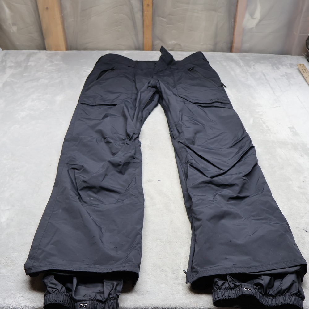 Burton Tactic Snow Pants Mens Large Black Living Lining Ski Snow Winter 34x32